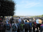 6 Auf der Bruehlschen Terrasse mit Blick zur Augustusbruecke